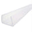 4' x 5-8" Clear Rope Light Mounting Track