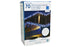 70 LED Twinkling Icicle Light Set - Cool White w- White Wire