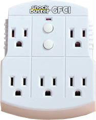 5-Outlet GFI ShockBuster Surge Protector