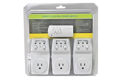 Indoor Remote Control Power Switch (3 Pack)