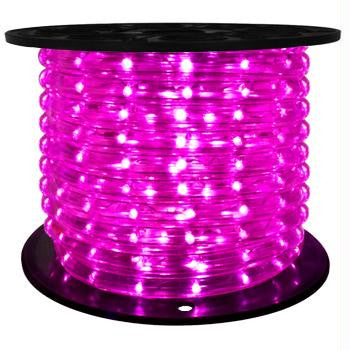 126.75' LED 2-Wire 120-Volt 1-2" Purple Rope Light Spool (Vertical)