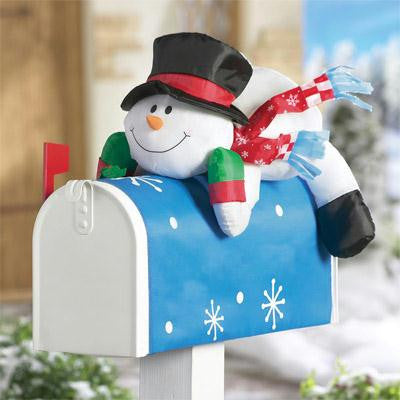 Snowman Mailbox Cover