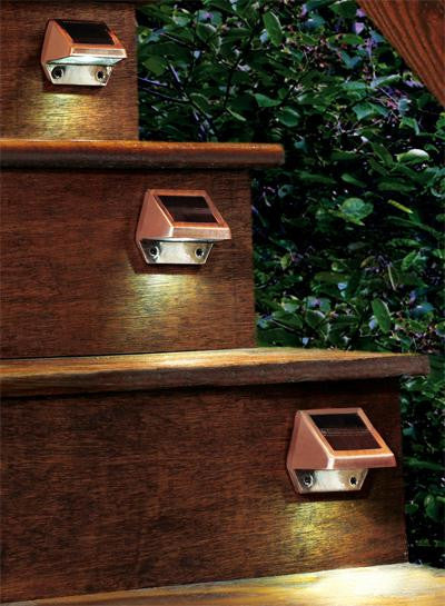 Bronze Solar Step Lights (2 Pack)