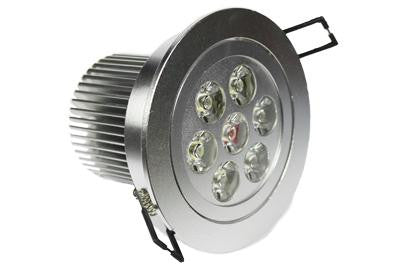 LED Pure White 7W Recessed Light