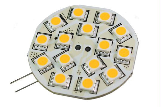 15 LED 12V Warm White G4(Side) Bulb (120 )