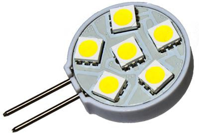 6 LED 12V Warm White G4(Side) Bulb (120 )