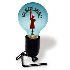 God Bless America Novelty Bulb