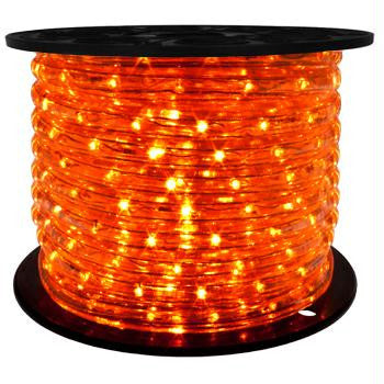 164' LED 2-Wire 120-Volt 1-2" Orange Rope Light Spool