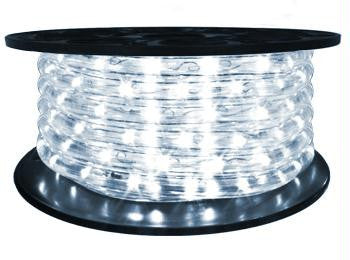 65' LED 2-Wire 120-Volt 1-2" Cool White Rope Light Spool (Vertical)