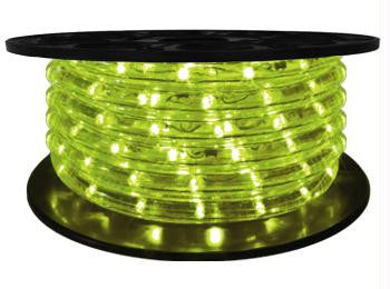 65' LED 2-Wire 120-Volt 1-2" Lime Green Rope Light Spool (Vertical)