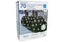 70 LED Twinkling Net Light Set - Cool White w- Green Wire