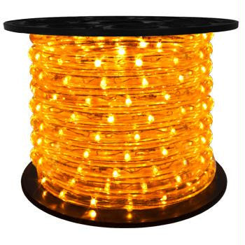 151' LED 2-Wire 120-Volt 1-2" Yellow Rope Light Spool (Vertical)