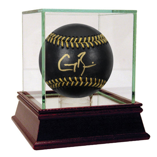 Greg Bird Signed Black Leather MLB Baseball