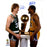 Magic Johnson/Larry Bird Dual Signed with Trophy 16X20 Photo