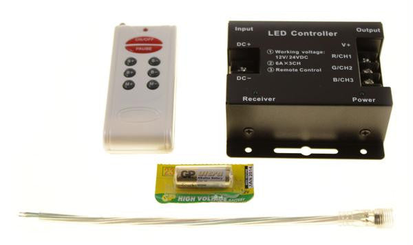 RGB LED Rigid Bar Controller with Remote