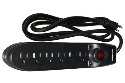 6 Outlet Strip Surge Protector (1050 Joules)