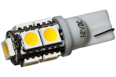 9 LED 12V Warm White Wedge Bulb (360 )