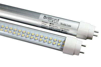 Brilliant 4' 20w Daylight White LED T8 Tube Light