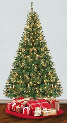 Pre-lit 6.5' Madison Pine Christmas Tree w- Clear Lights