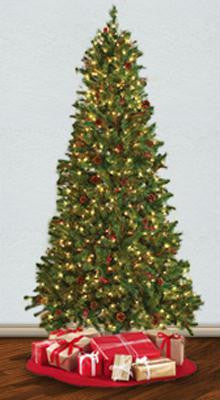 Pre-lit 7.5' Hammond Christmas Tree w- Clear Lights