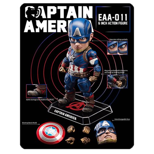 Avengers: Age of Ultron Captain America Egg Attack Figure   