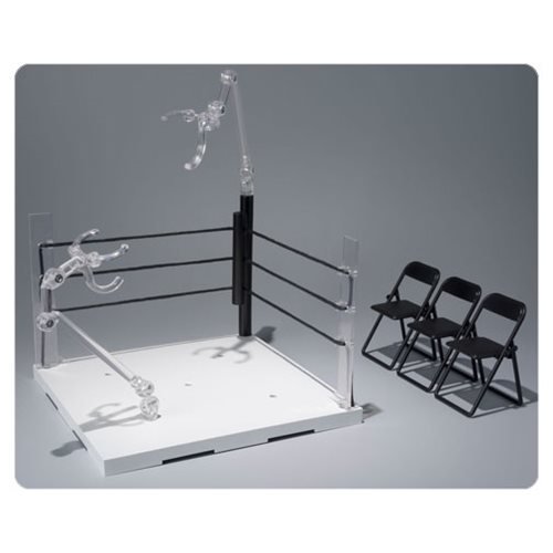 Ring Corner Neutral and Pipe Chair Set Action Figure Stand  