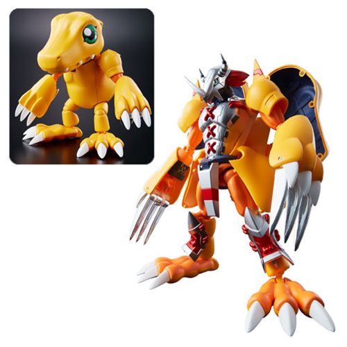 Digimon 01 WarGreymon Agumon Digivolving Spirits Figure     