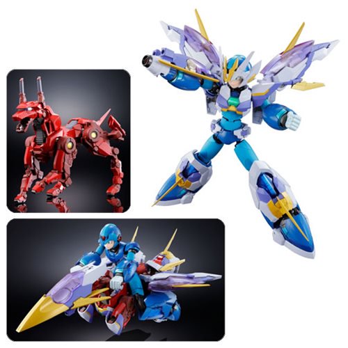 Mega Man X Giga Armor X Kanetake Ebikawa Chogokin Figure — Birds Eye ...