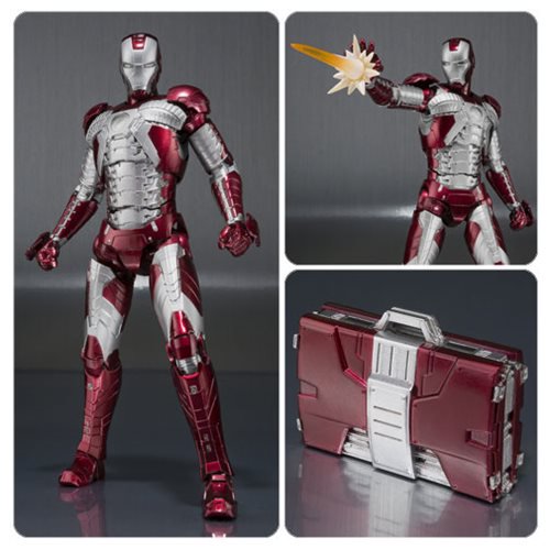 Iron Man 2 Iron Man Mark V and Hall of Armor SH Figuarts Set