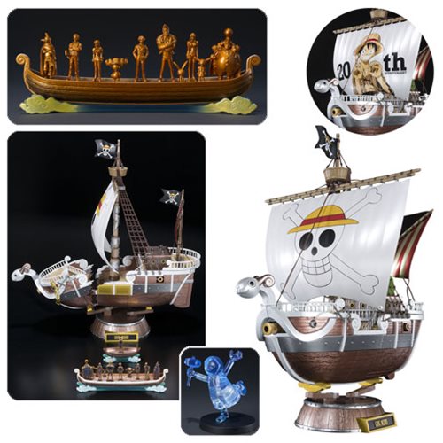 One Piece Going Merry 20th Premium Metallic Chogokin Statue 