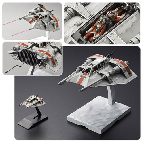 Star Wars Snowspeeder 1:48 and 1:144 Scale Model Kit Set    