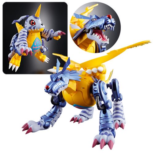 Digimon Adventure 02 Metal Garurumon Action Figure          