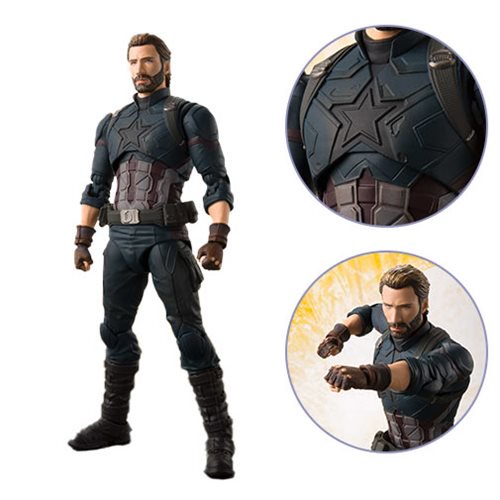 Avengers: Infinity War Captain America SH Figuarts Figure   