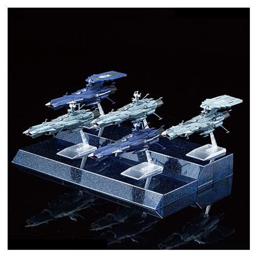 Star Blazers #08 U.N.C.F. Andromeda Class Set Model Kit     