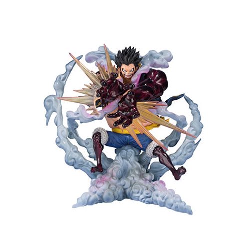 One Piece Monkey D. Luffy Gear 4 Leo Bazooka Statue         