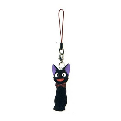 Kiki's Delivery Service Laughing Jiji Soft Vinyl Phone Charm