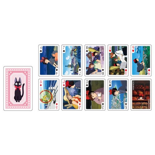 Kiki's Delivery Service Movie Scenes Playing Cards          