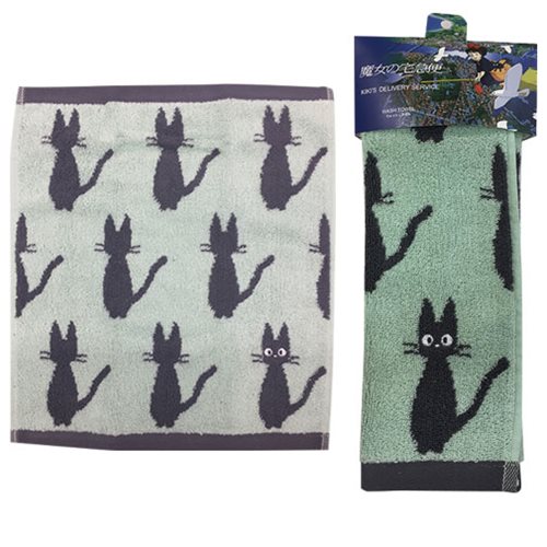 Kiki's Delivery Service Jiji Silhouette Wash Towel          