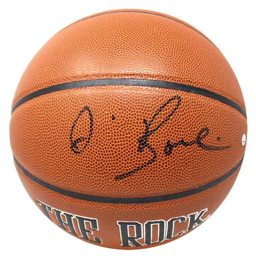 Jim Boeheim Signed The Rock Game Model Basketball