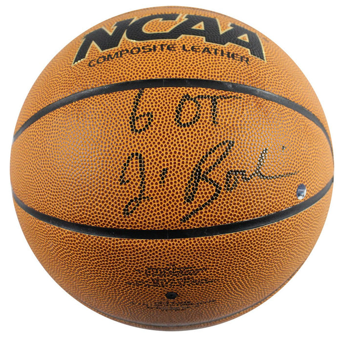 Jim Boeheim Signed NCAA Basketball w/ "6 OT" Insc