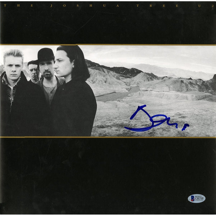 Bono U2 Signed The Joshua Tree Vinyl Record Album Beckett