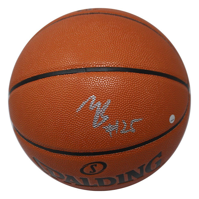 Mikal Bridges Signed Spalding NBA Indoor/Outdoor Full Size Basketball