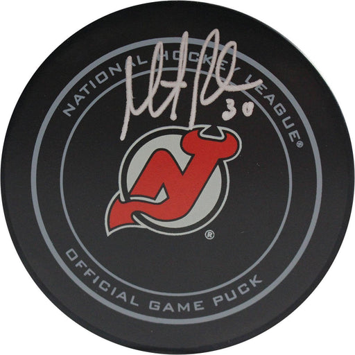 Martin Brodeur NJ Devils Current Style Game Model Puck