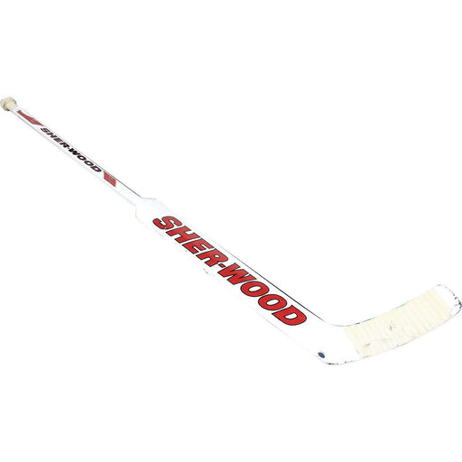 Martin Brodeur Opening Round 2012 Playoffs Game Used Stick Sherwood MB30 Playoffs 2012 Game 2 "Fla 2" Knob