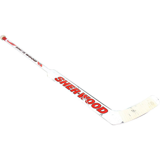 Martin Brodeur Opening Round 2012 Playoffs Game Used Stick Sherwood MB30 Playoffs 2012 Game 5 "Fla 5" Knob