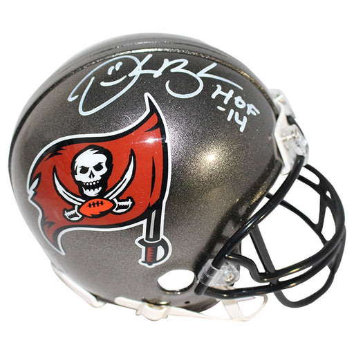 Derrick Brooks Signed Tampa Bay Buccaneers Mini Helmet w/ "HOF 14" Insc