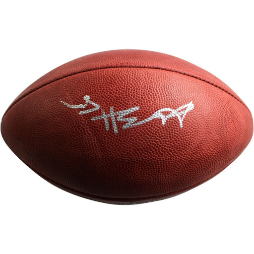 Antonio Brown Signed Wilson NFL Duke Football (Signed Upside Down)