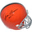 Jim Brown Signed Cleveland Browns Riddell Full Size Replica Throwback 62-74 Helmet w/ "HOF 71" Insc. (Fanatics/SSM)