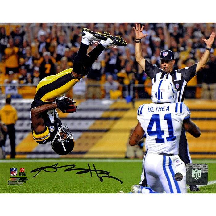 Antonio Brown Signed 'Flip Celebration' 8x10 Photo