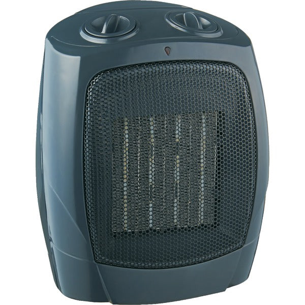 CERAMIC FAN HEATER BLK